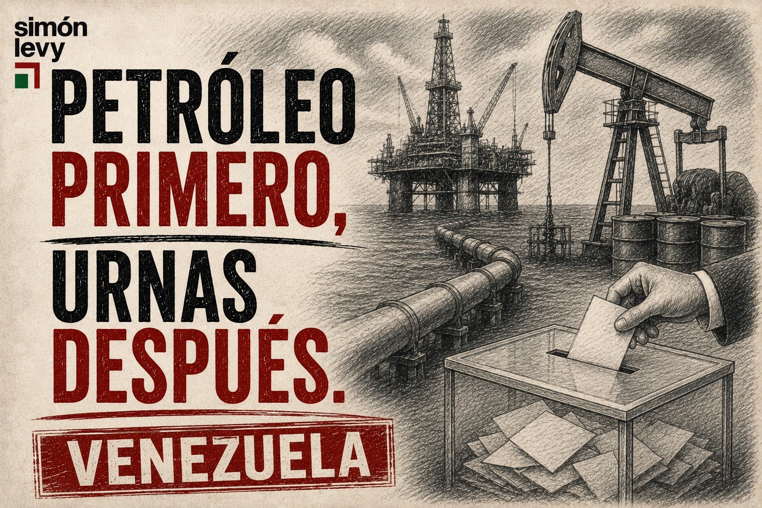 Petróleo primero, urnas después. Venezuela
